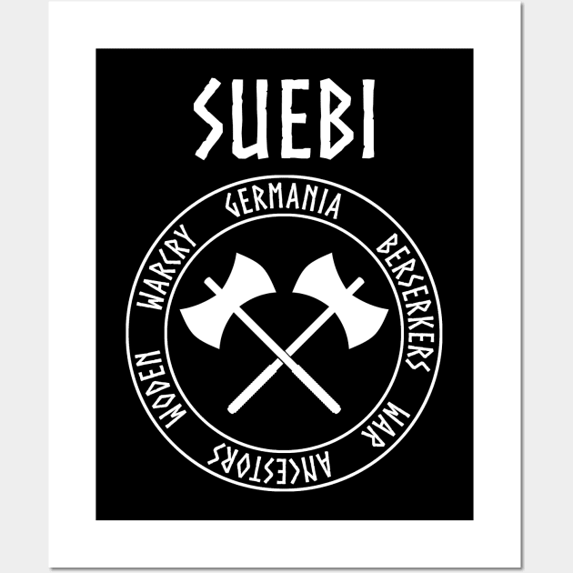 Suebi Ancient Germanic Tribe Wall Art by AgemaApparel